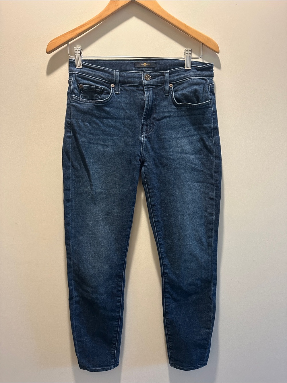 7 For All Mankind Indigo Skinny Jeans